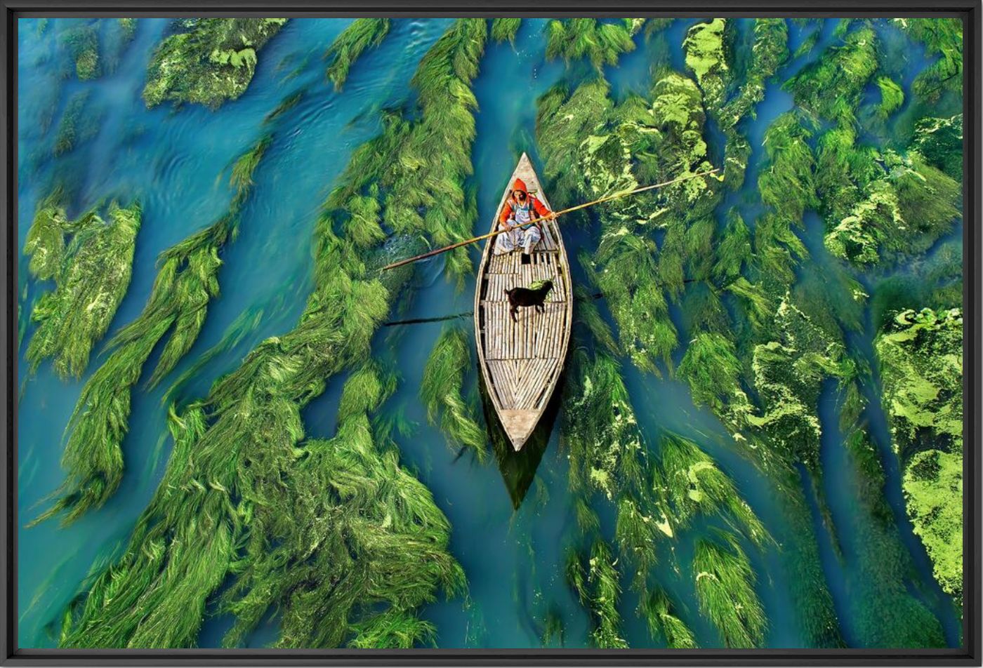 Photograph Serenity in Emerald waters - Abdul MOMIN - Picture painting