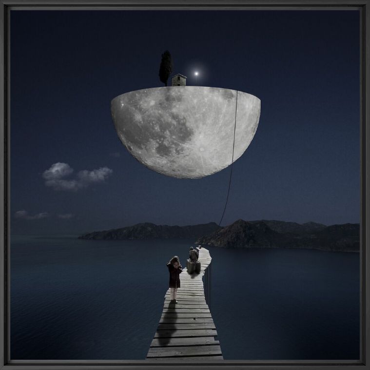 Kunstfoto The Dark Side of the Moon - ALASTAIR MAGNALDO - Foto schilderij