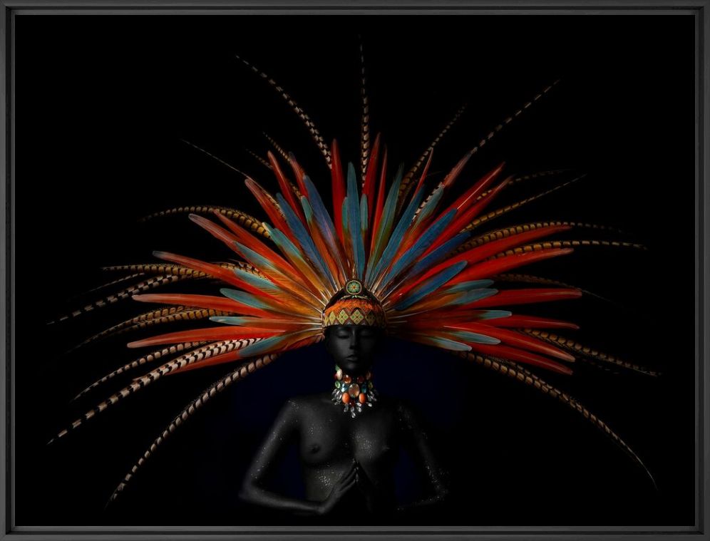 Kunstfoto MAYA QUEEN 1 - ALFREDO SANCHEZ - Foto schilderij