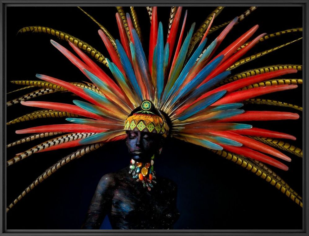 Kunstfoto MAYA QUEEN AWAKENING - ALFREDO SANCHEZ - Foto schilderij