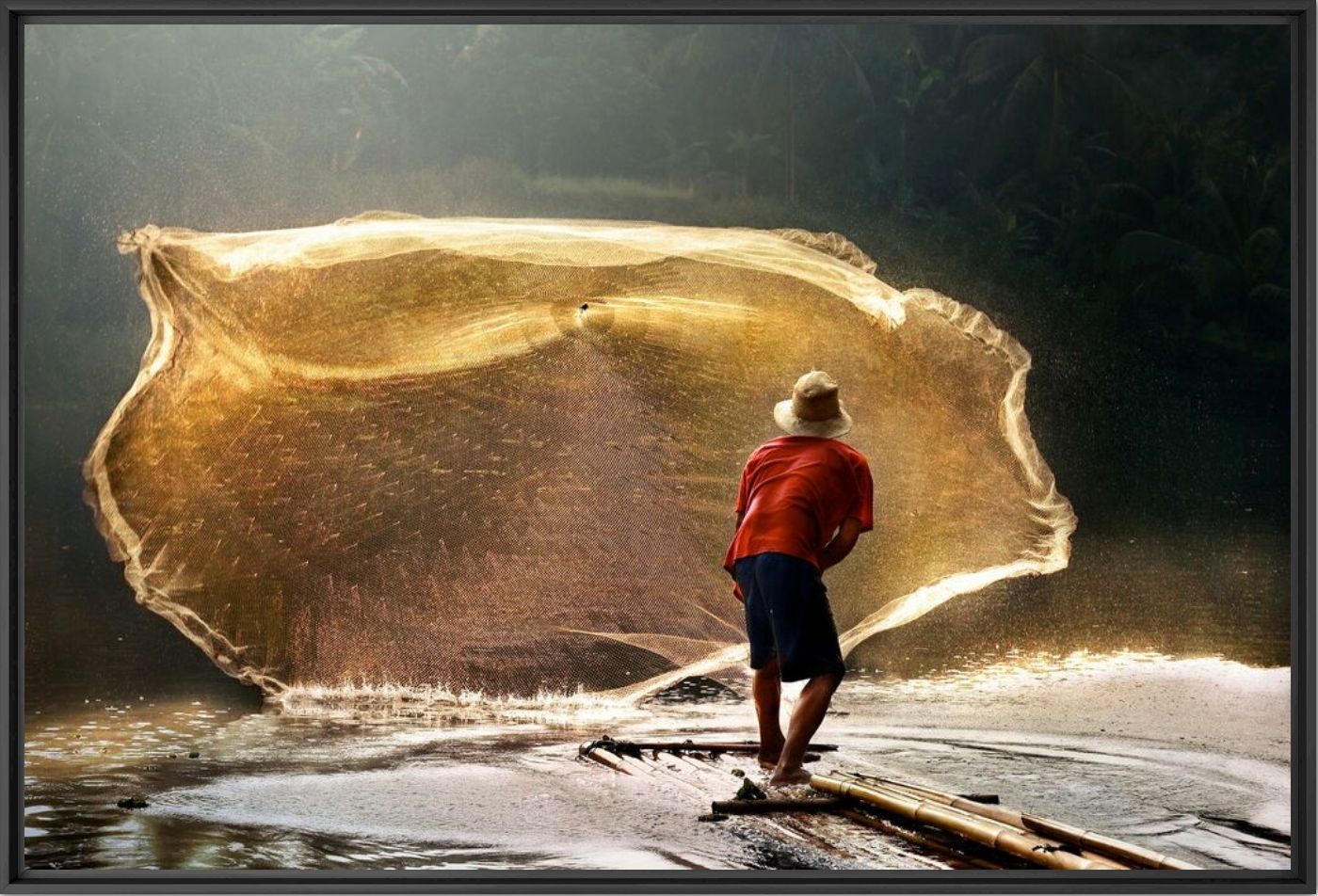 Photographie Sengkol Fisherman - ANDRE ARMENT - Tableau photo