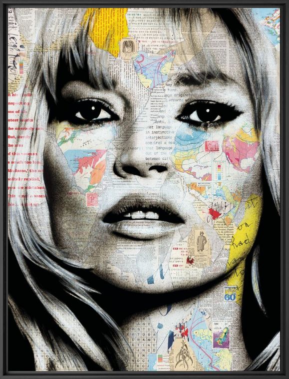 Photograph KATE MOSS - ANDRE MONET - Picture painting