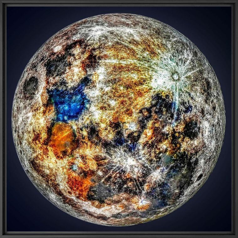 Kunstfoto MINERAL MOON - ANDREW MCCARTHY - Foto schilderij