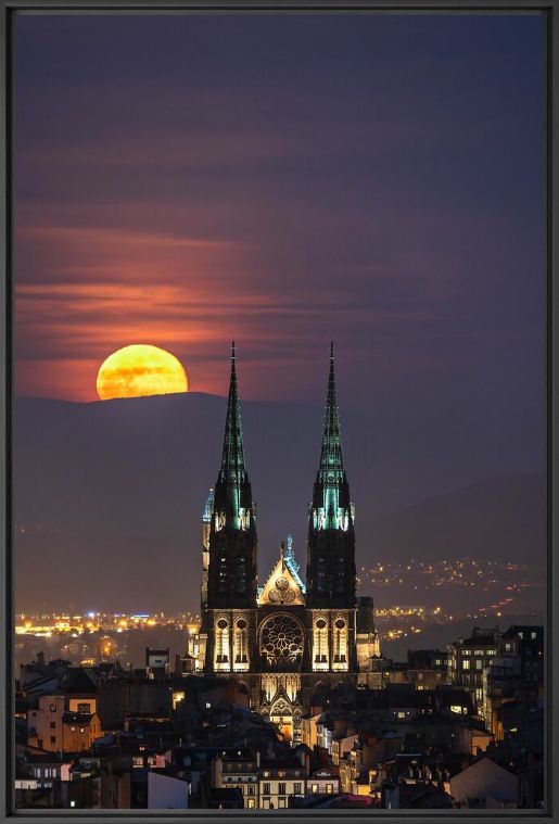 Fotografie Lever de Lune - ANTHONY ITH - Bildermalerei