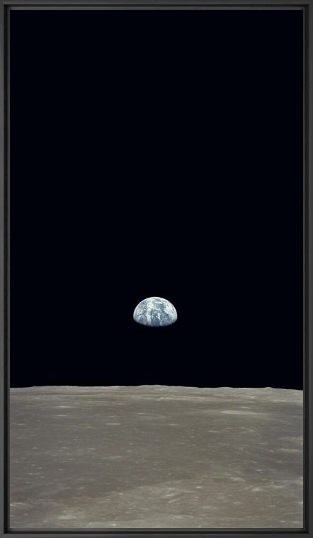 Kunstfoto Lever de terre - APOLLO 11 NASA - Foto schilderij