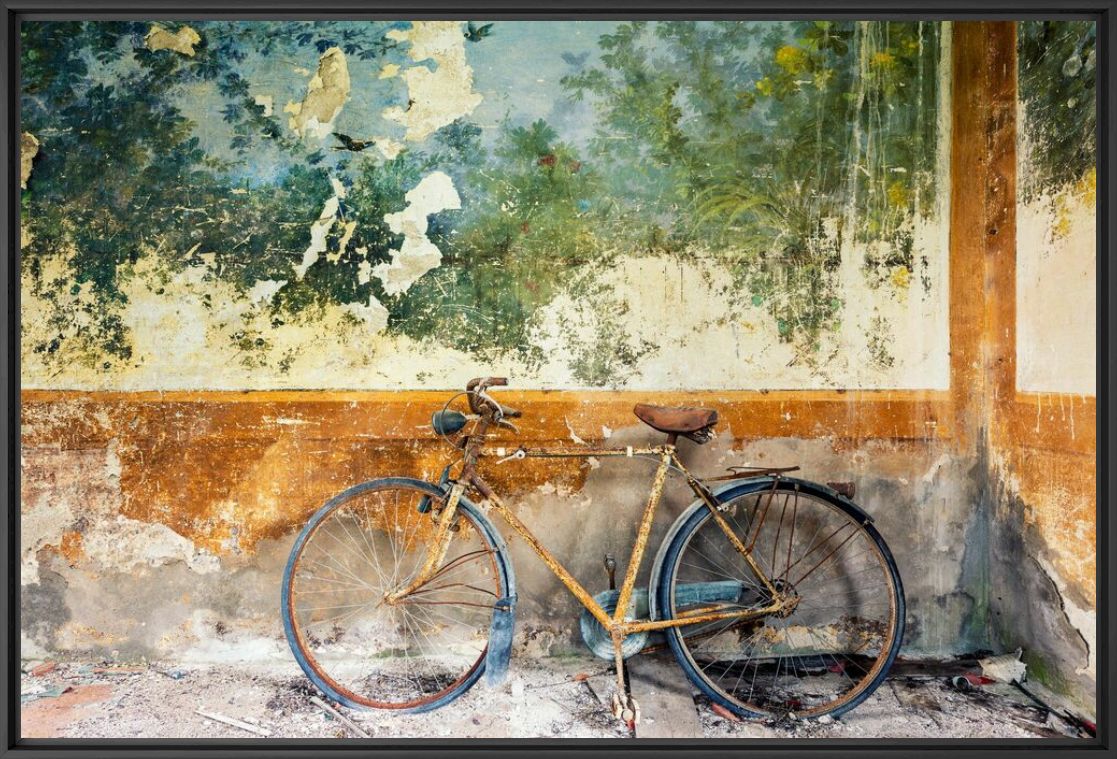 Kunstfoto LA BICYCLETTE Italie - AURELIEN VILLETTE - Foto schilderij