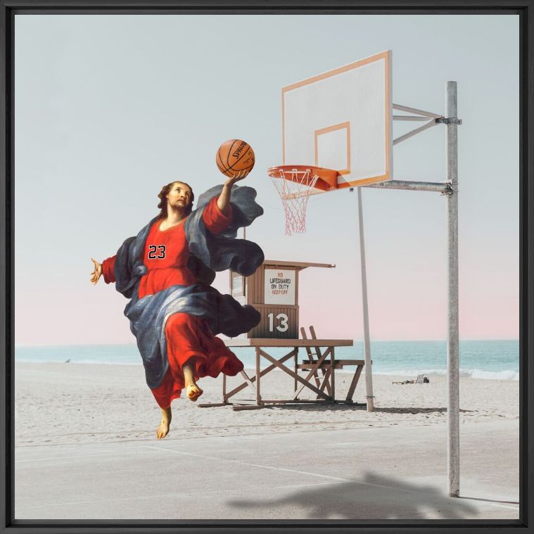 Photographie Jesus basketball - Bekir Ceylan - Tableau photo