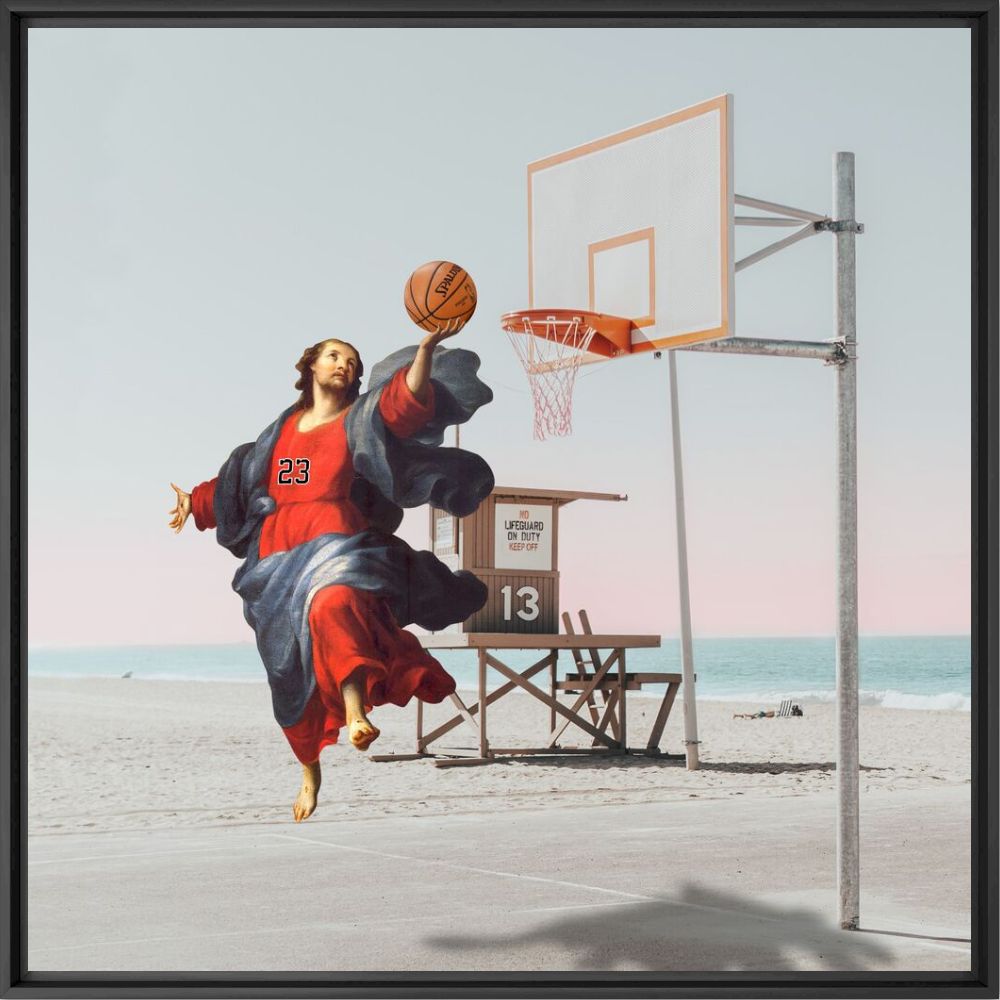 Photograph Jesus basketball - Bekir Ceylan - Picture painting