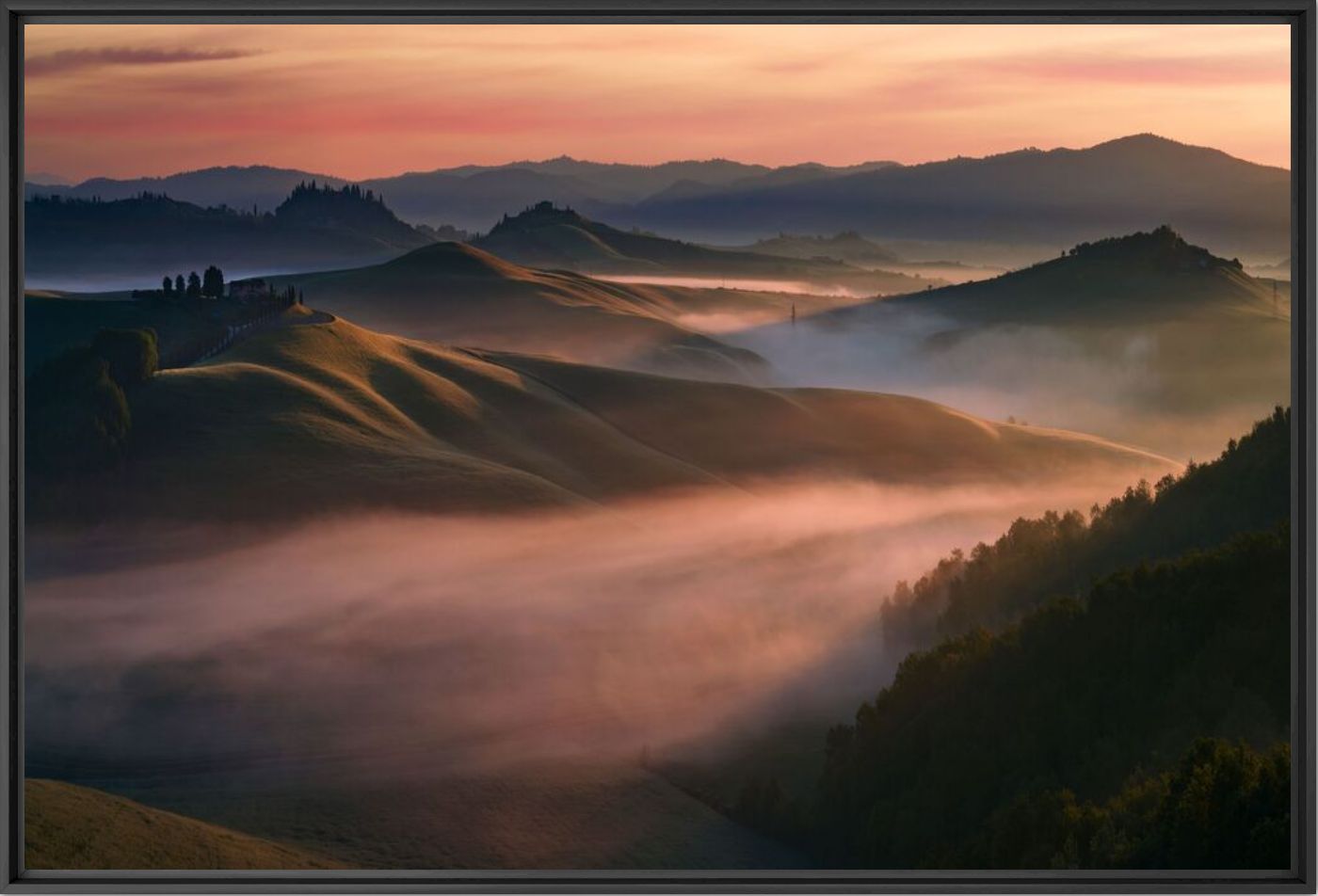 Kunstfoto Misty Valley - BERNHARD HARTMANN - Foto schilderij