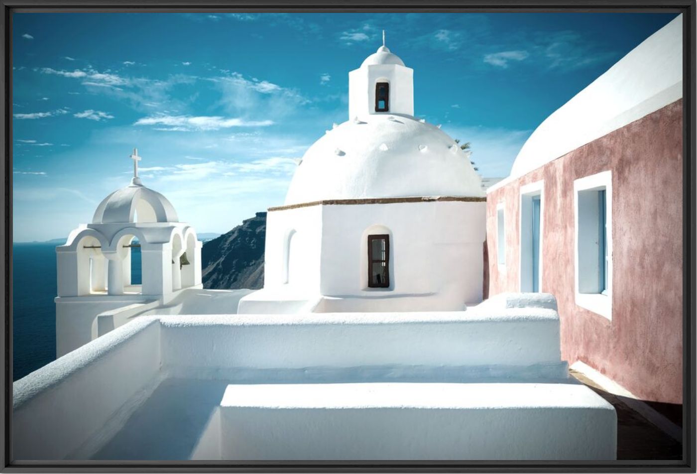 Photograph Santorini morning sky - BERNHARD HARTMANN - Picture painting