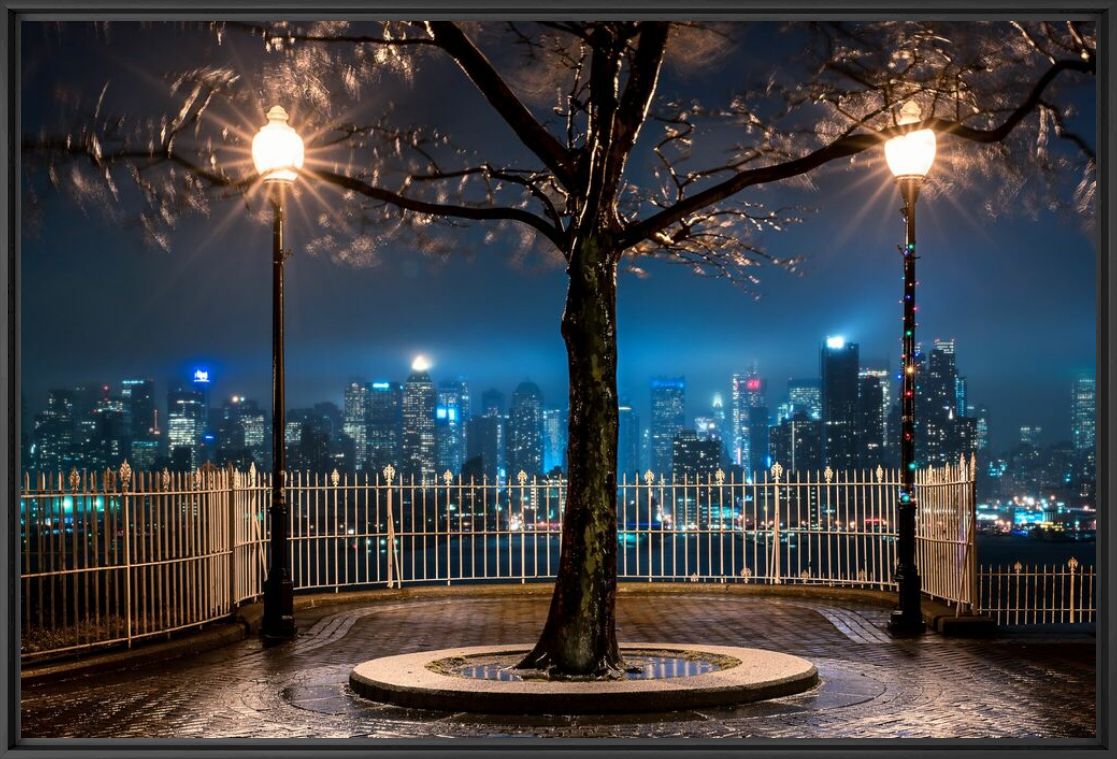 Fotografie THUNDERSTORM NIGHT   NEW YORK CITY - BERNHARD HARTMANN - Bildermalerei