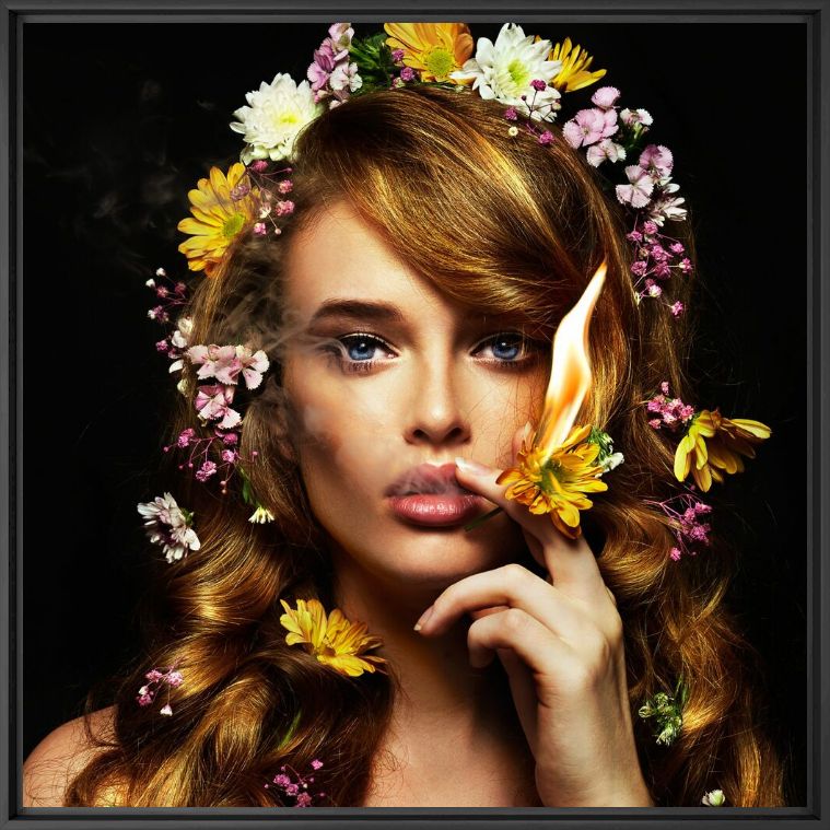 Fotografia Not Just a Flower Girl I -  CALEB & GLADYS - Pittura di immagini
