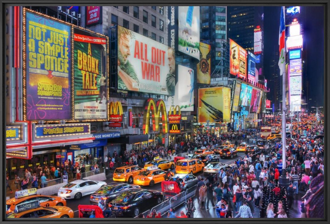 Photographie Times Square Saturday Night - CHRISTOPHER BLISS - Tableau photo