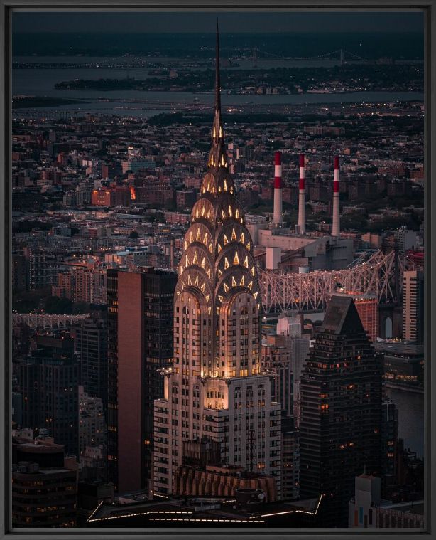 Kunstfoto The Chrysler Building - CLEMENT MEROUANI - Foto schilderij