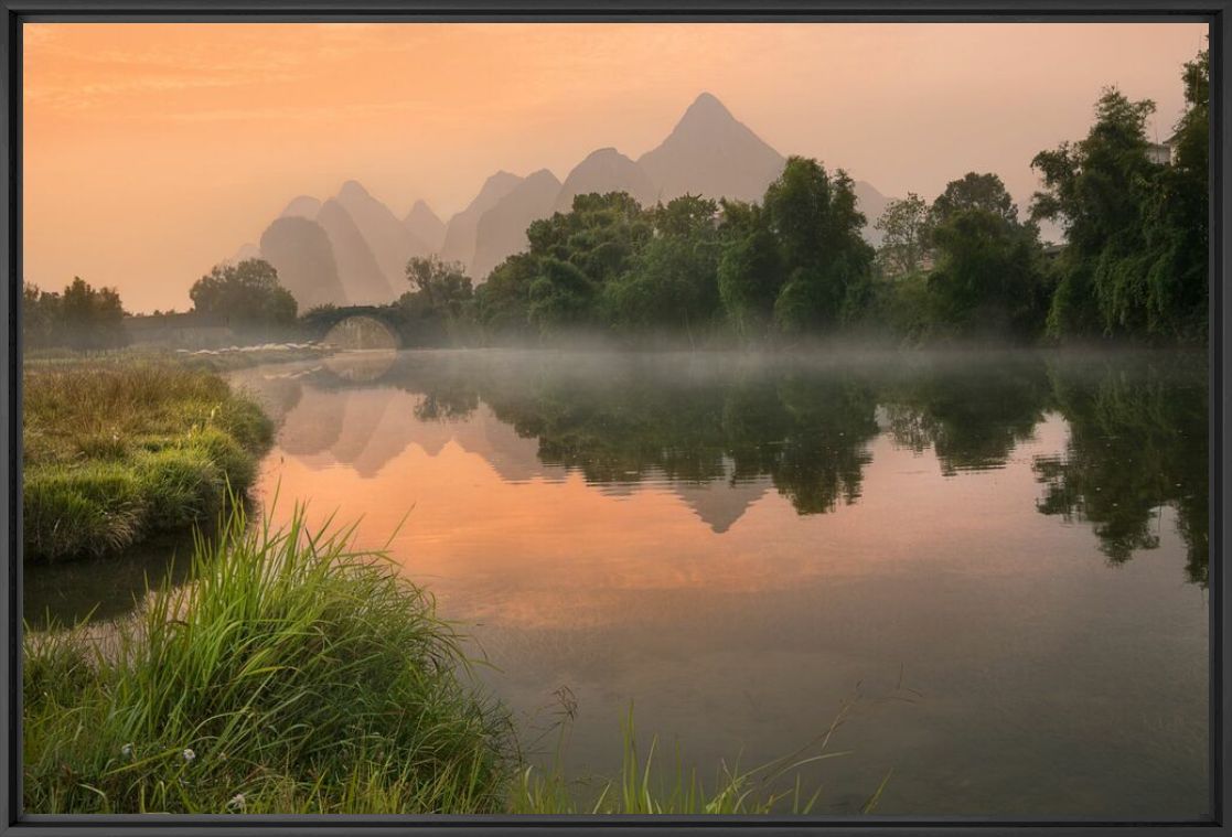 Kunstfoto MEET THE DRAGON - DANIEL METZ - Foto schilderij