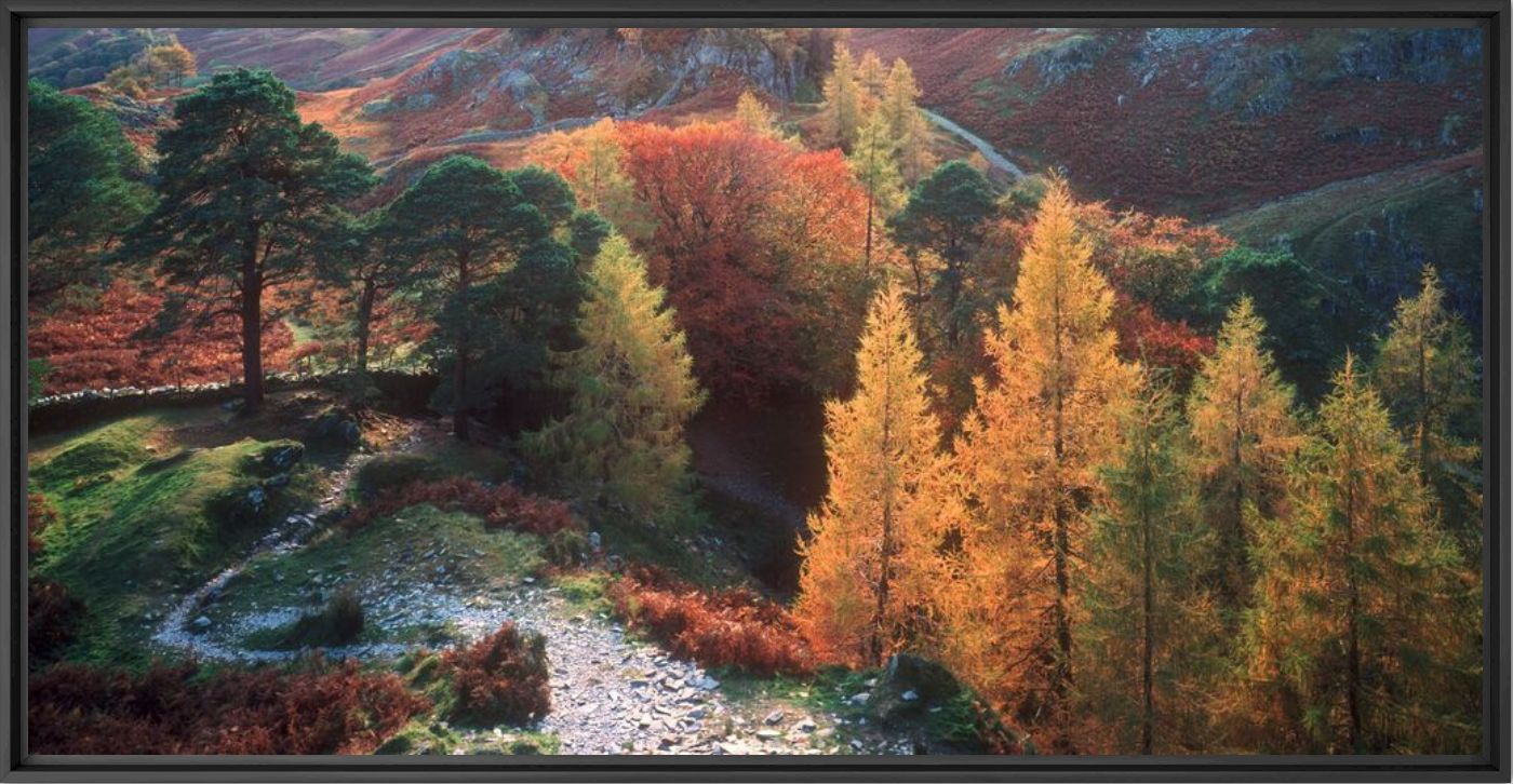 Kunstfoto Castle Crag  - David Clapp - Foto schilderij