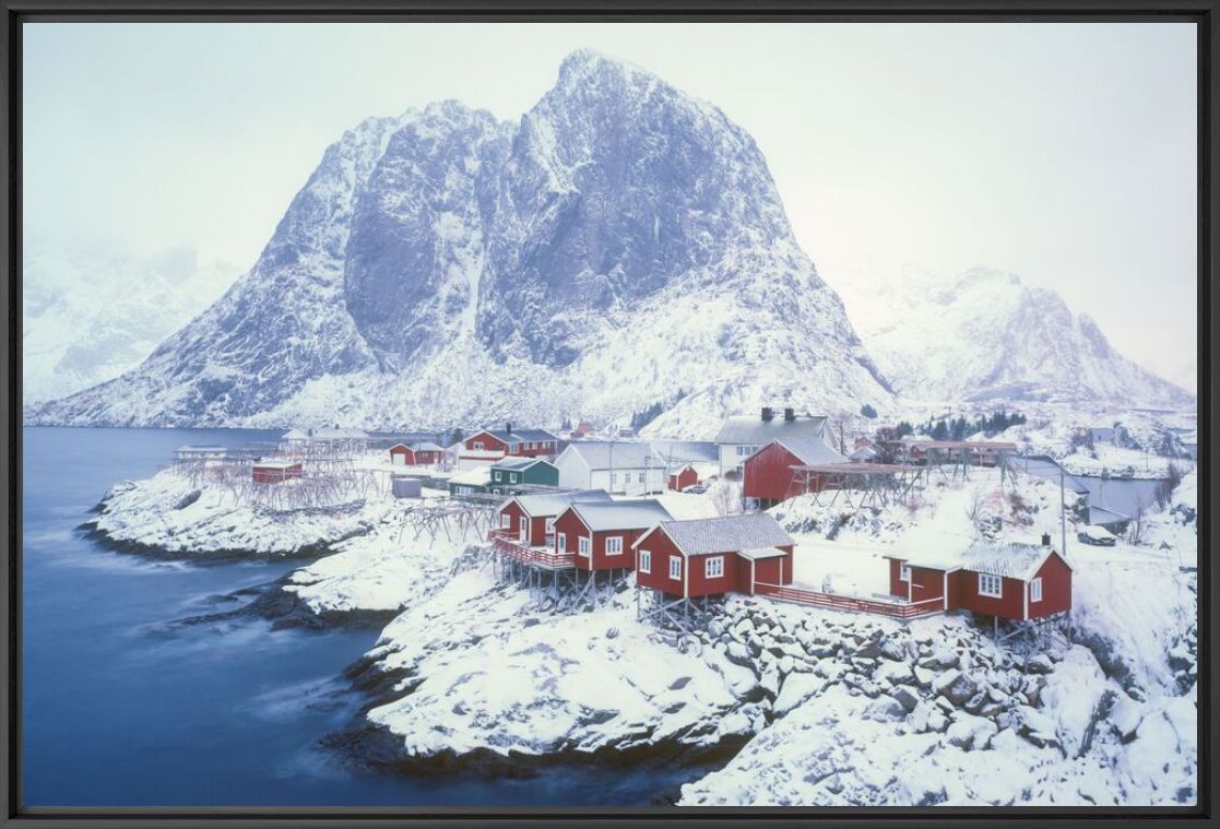 Kunstfoto Hamnoy dusk - David Clapp - Foto schilderij