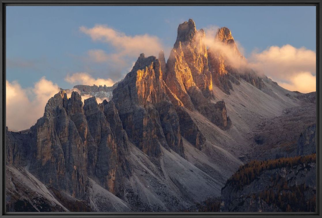 Kunstfoto Impossible Mountain  - David Clapp - Foto schilderij