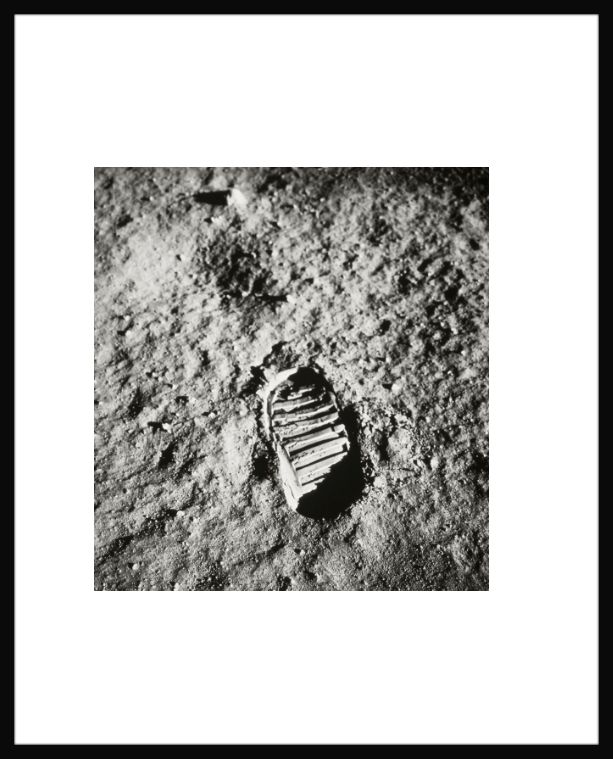 Kunstfoto EMPREINTE, APOLLO 11 - EDWIN ALDRIN - Foto schilderij