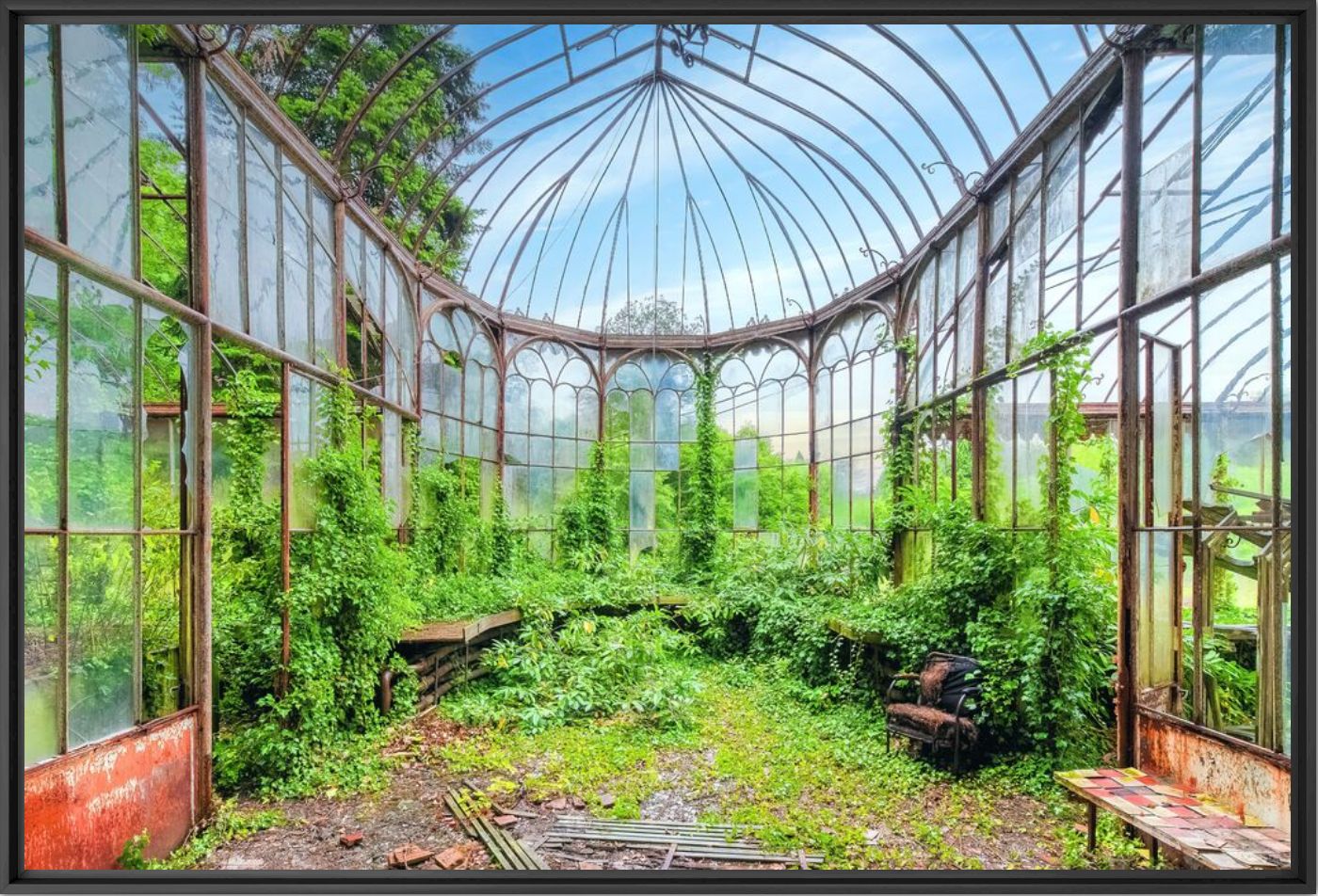 Kunstfoto Jardin divers - FRANCIS  MESLET - Foto schilderij