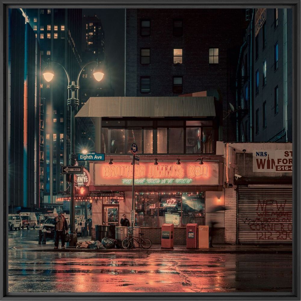 Fotografía The Brother's Jimmy's BBQ II, NYC - FRANCK BOHBOT - Cuadro de pintura