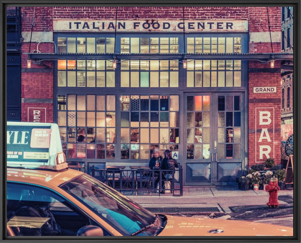 Photograph ITALIAN FOOD CENTER II - FRANCK BOHBOT - Picture painting