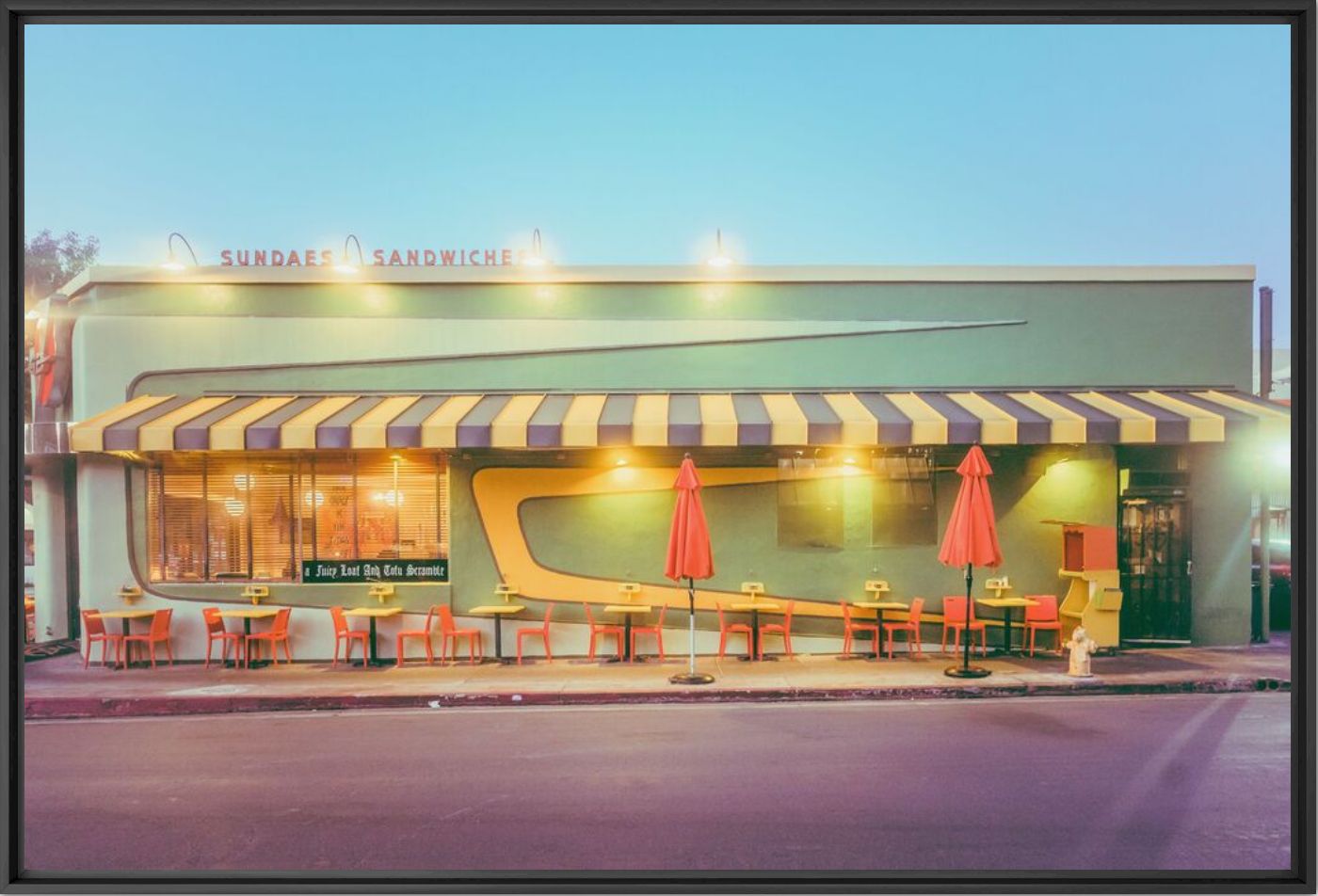 Kunstfoto SUNDAES SANDWICHES LA - FRANCK BOHBOT - Foto schilderij