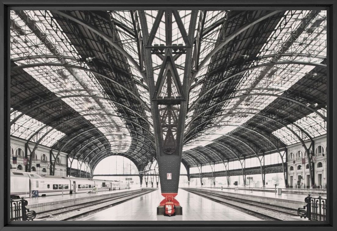 Fotografía Train station Barcelona - FRANCK BOHBOT - Cuadro de pintura