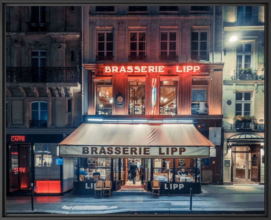 Kunstfoto Brasserie Lipp - FRANCK BOHBOT - Foto schilderij