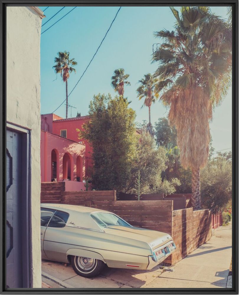 Photograph Chevrolet Impala in the afternoon LA  - FRANCK BOHBOT - Picture painting