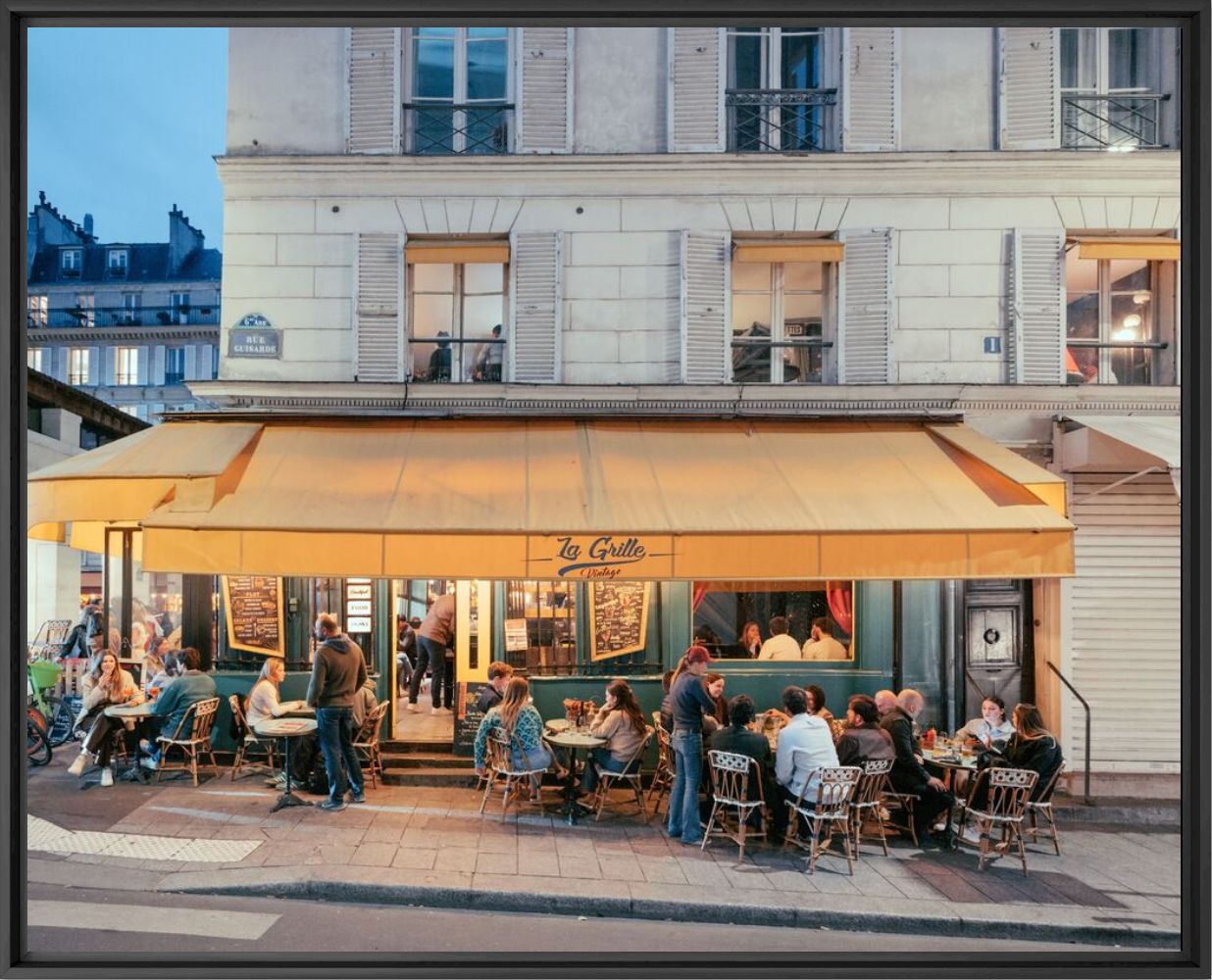 Fotografie La grille vintage Paris - FRANCK BOHBOT - Bildermalerei