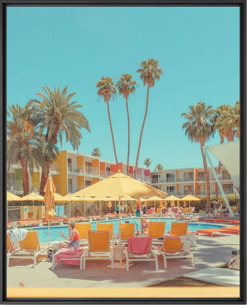 Fotografie POOLSIDE READS - FRANCK BOHBOT - Bildermalerei