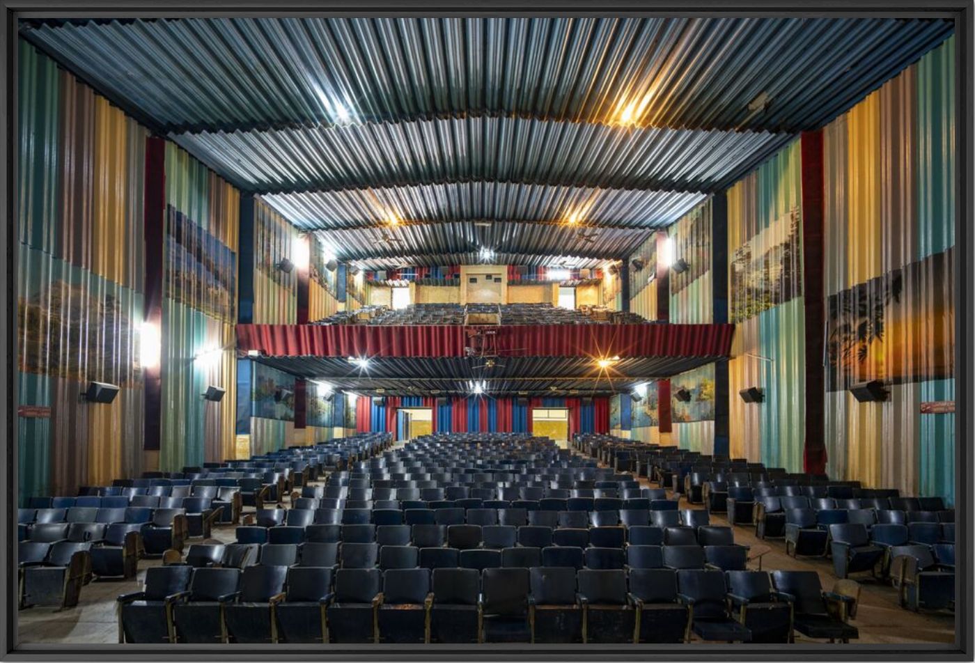 Photographie Cinema Royal, Oujda,1975 - Francois Beaurain - Tableau photo