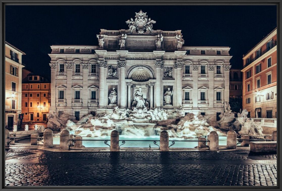 Photograph DESERT IN ROME FONTANA DI TREVI - GENARO BARDY - Picture painting