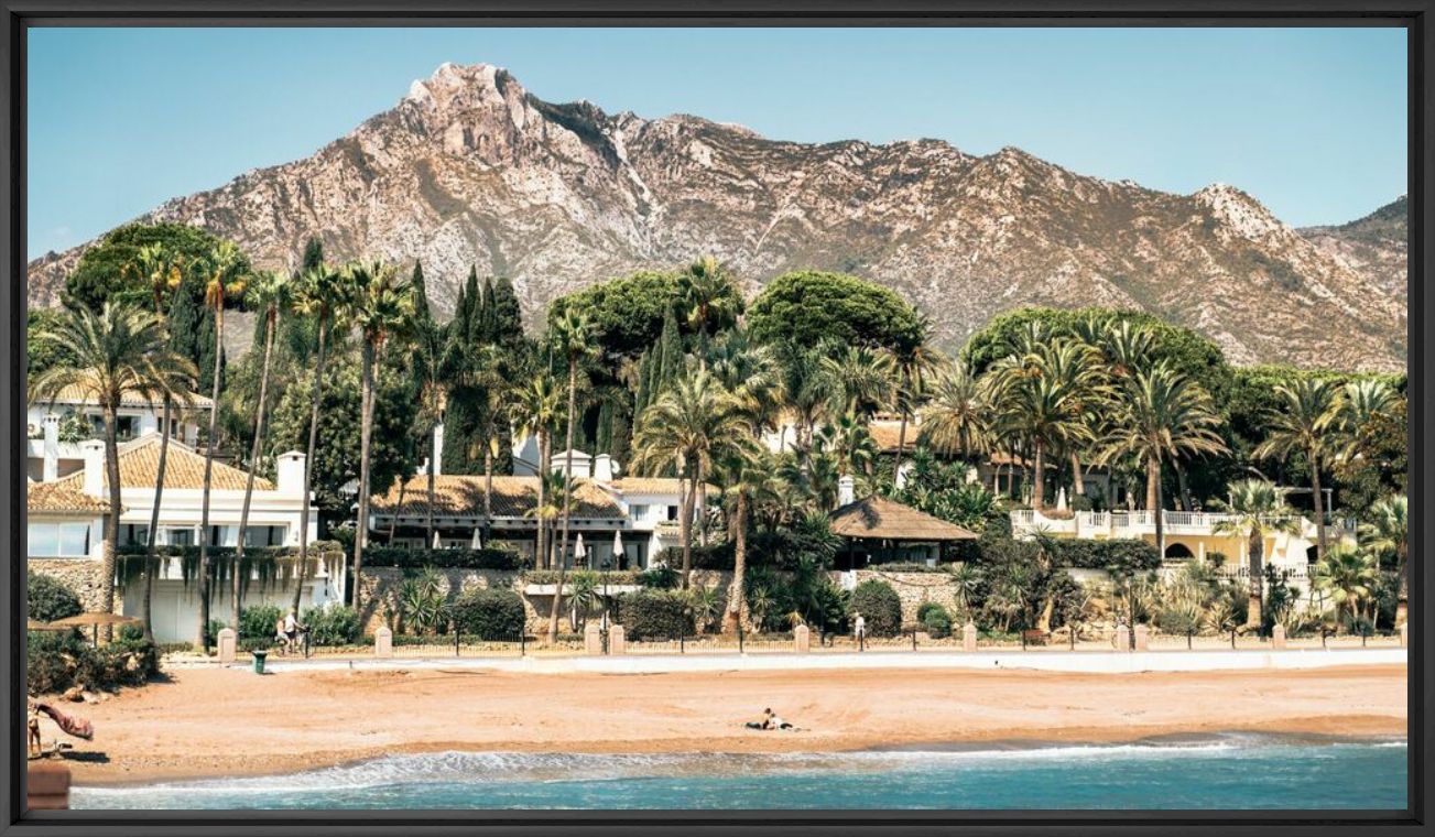 Photograph Beach walk- Marbella -  Gibbe - Picture painting