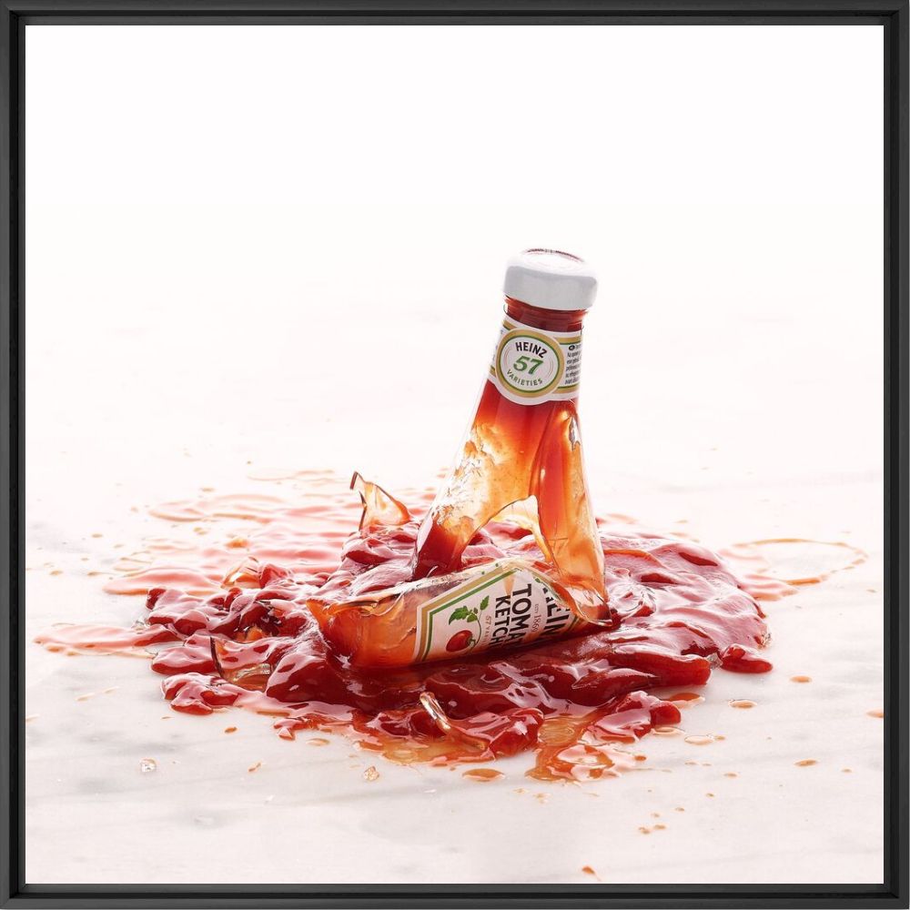 Kunstfoto Ketchup - GILDAS PARE - Foto schilderij