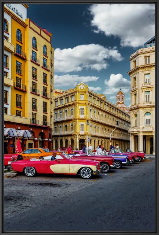 Photographie  Old Car Parking - Izuky Pérez - Tableau photo