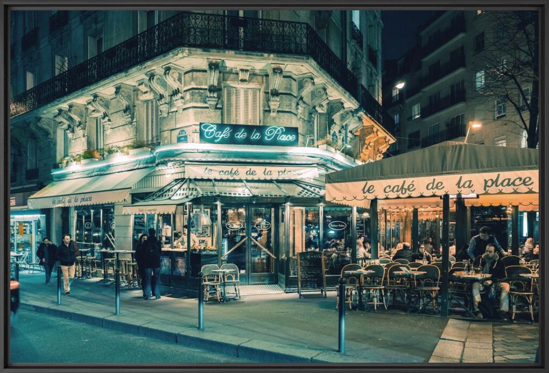 Fotografía Le café de la place Montparnasse -  JACK AND LUNA - Cuadro de pintura