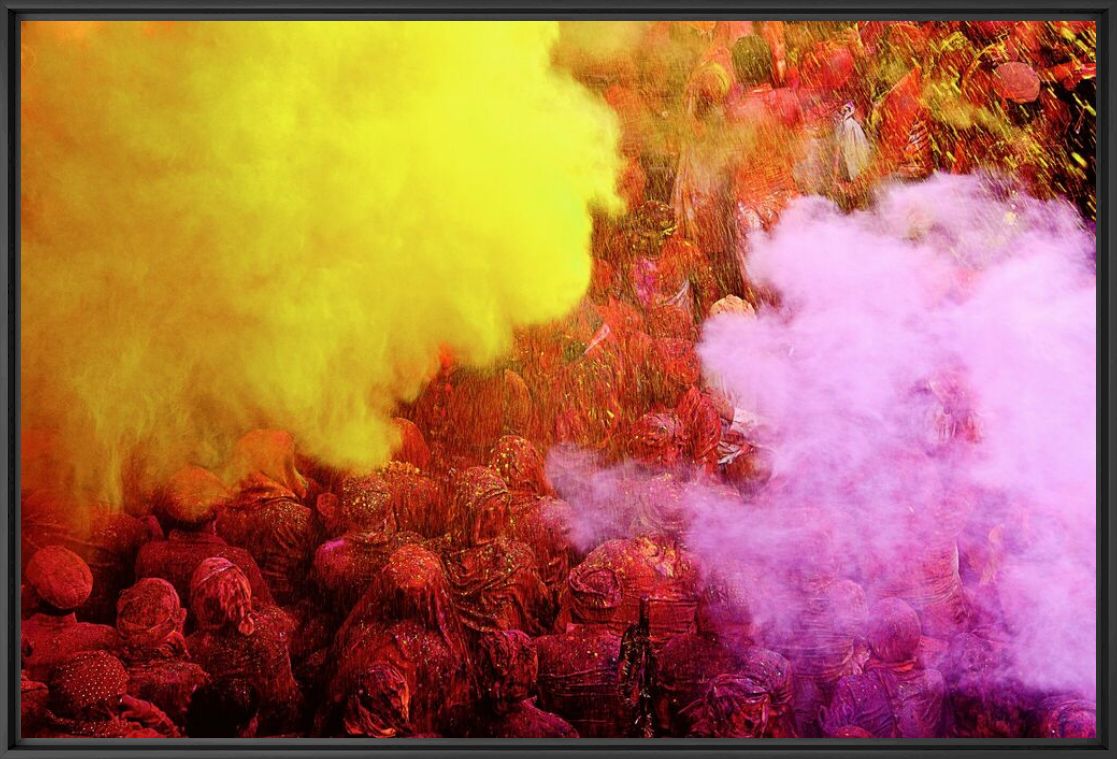 Kunstfoto Pink & Yellow Shower - JAGJIT SINGH - Foto schilderij