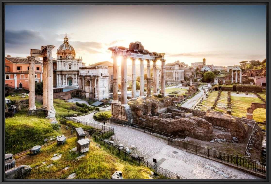 Kunstfoto FORUM ROMANUM - Jörg Wanderer - Foto schilderij