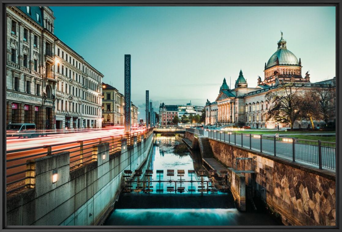 Photographie LEIPZIG EVENING - Jörg Wanderer - Tableau photo