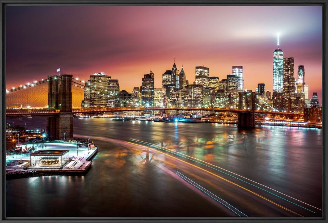 Photograph New York Skyline - Jörg Wanderer - Picture painting