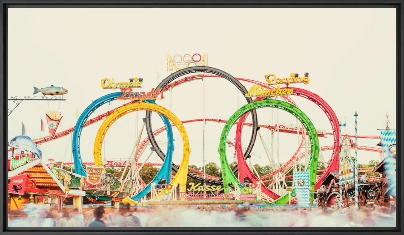 Kunstfoto OLYMPIA LOOPING MÜNCHEN - Jörg Wanderer - Foto schilderij