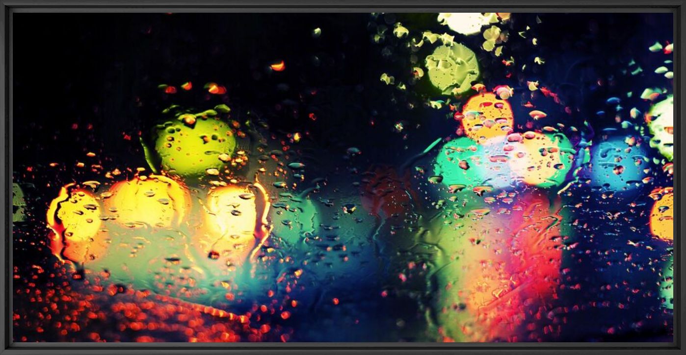 Photograph Rainy Bokeh - Jörg Wanderer - Picture painting