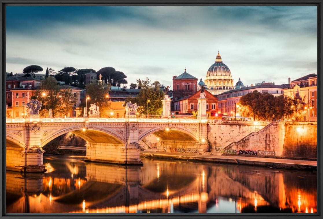 Kunstfoto ROMA DI SERA - Jörg Wanderer - Foto schilderij