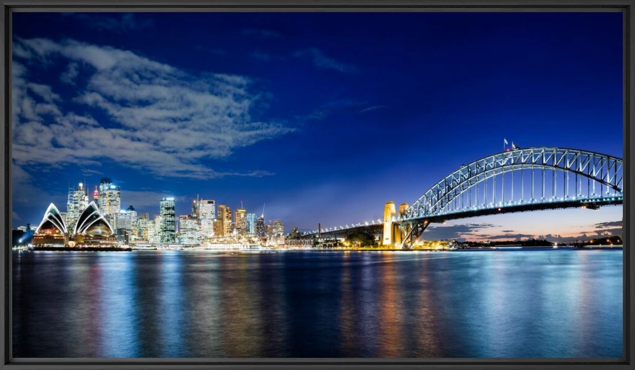 Kunstfoto Sydney Skyline III - Jörg Wanderer - Foto schilderij