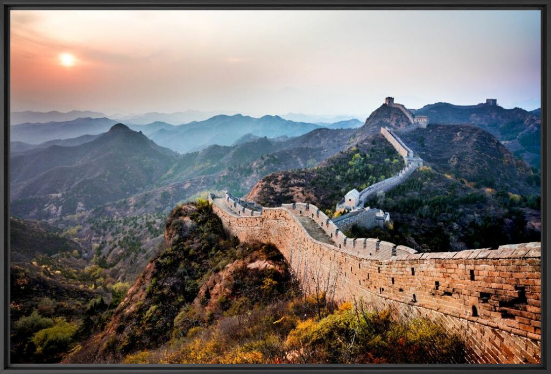 Kunstfoto THE GREAT WALL III - Jörg Wanderer - Foto schilderij