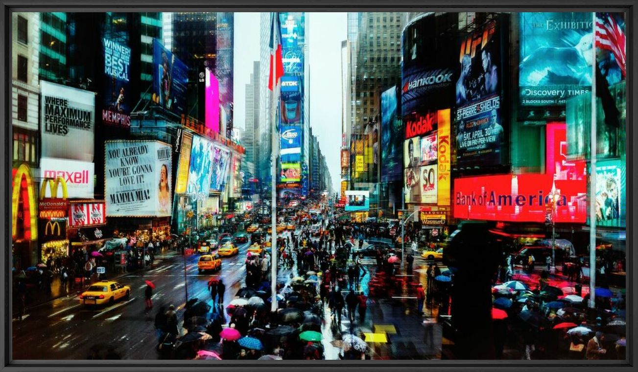 Kunstfoto Times Square II - Jörg Wanderer - Foto schilderij