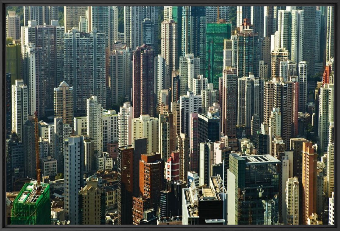 Kunstfoto Urban Density - Jörg Wanderer - Foto schilderij