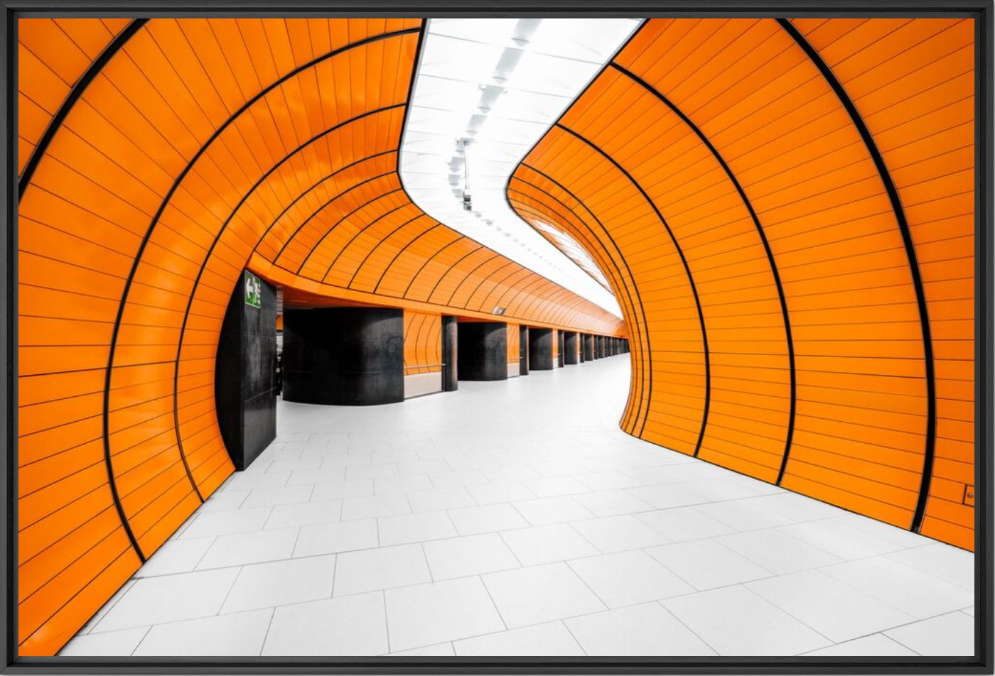 Kunstfoto U-Bahnhof Marienplatz - Jörg Wanderer - Foto schilderij